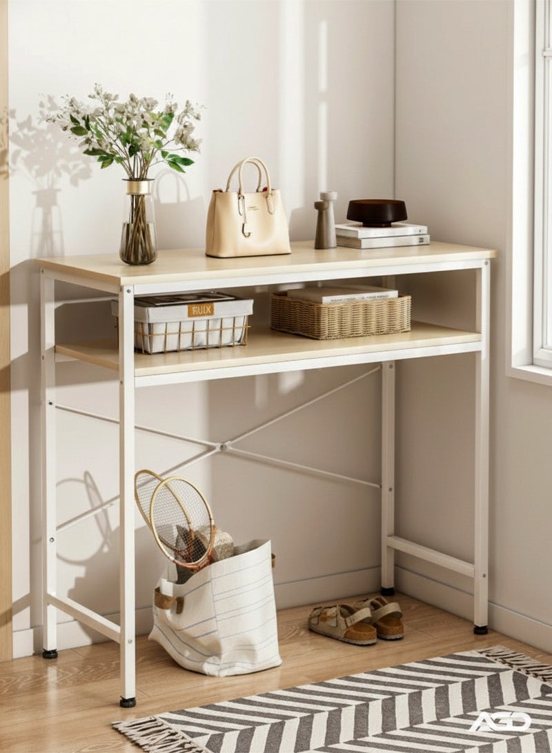 إيه جي دي طاولة كونسول ذات مستويين، قابلة للتعديل لغرفة المعيشة، المدخل، غرفة النوم 100*30*93سم - Image 3